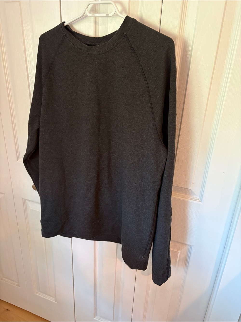 Lululemon reversible Dark Gray Crewneck Sweatshirt